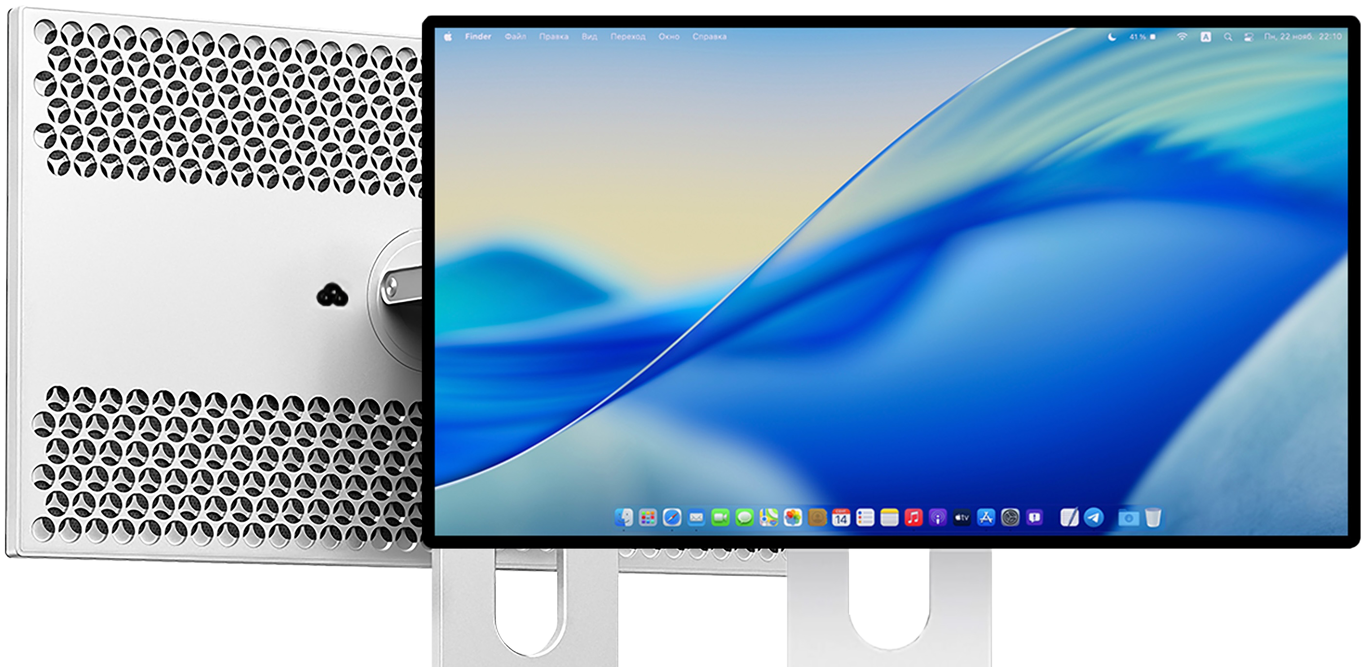 Kuycon G32P monitor — rear view