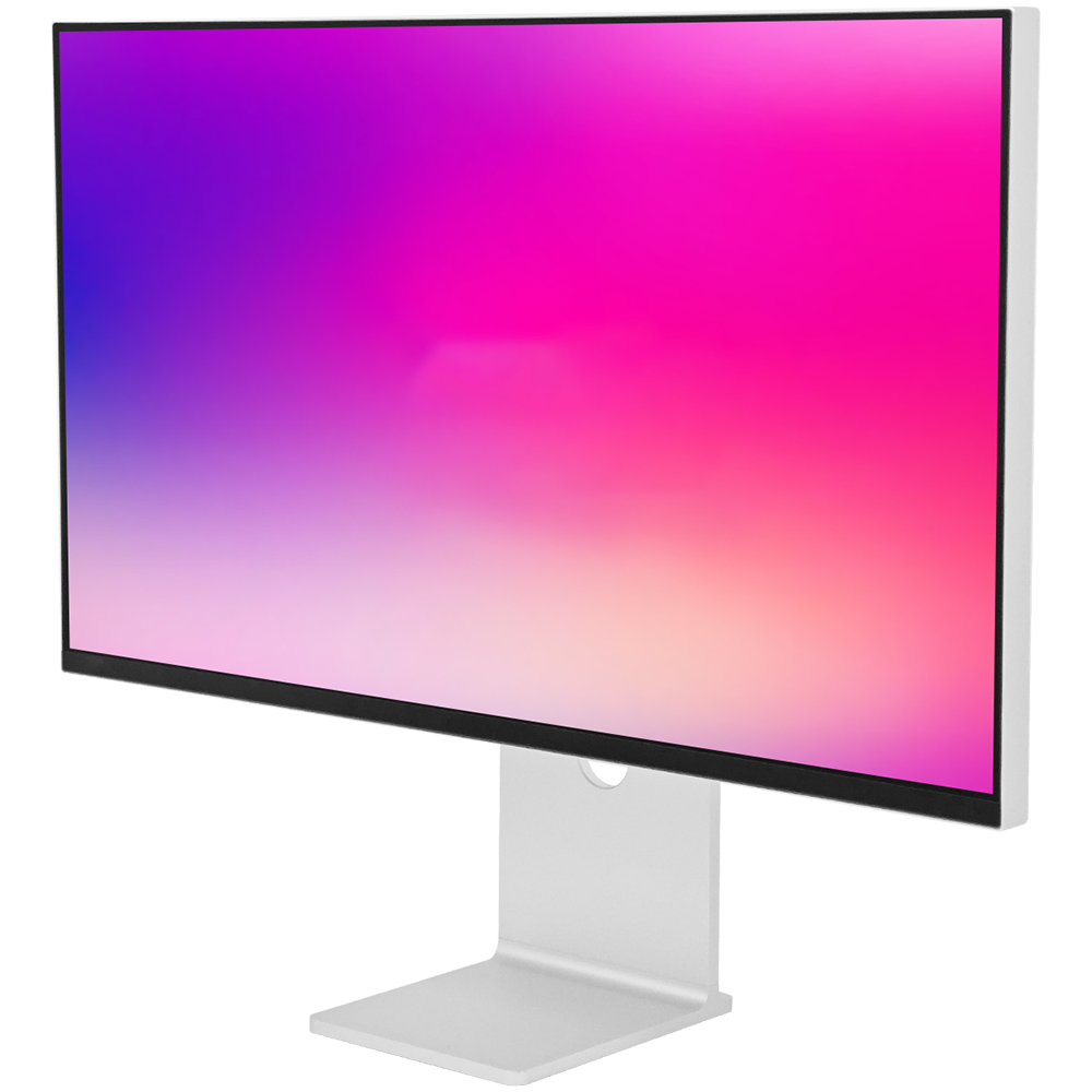 Kuycon G32X monitor — side and front view