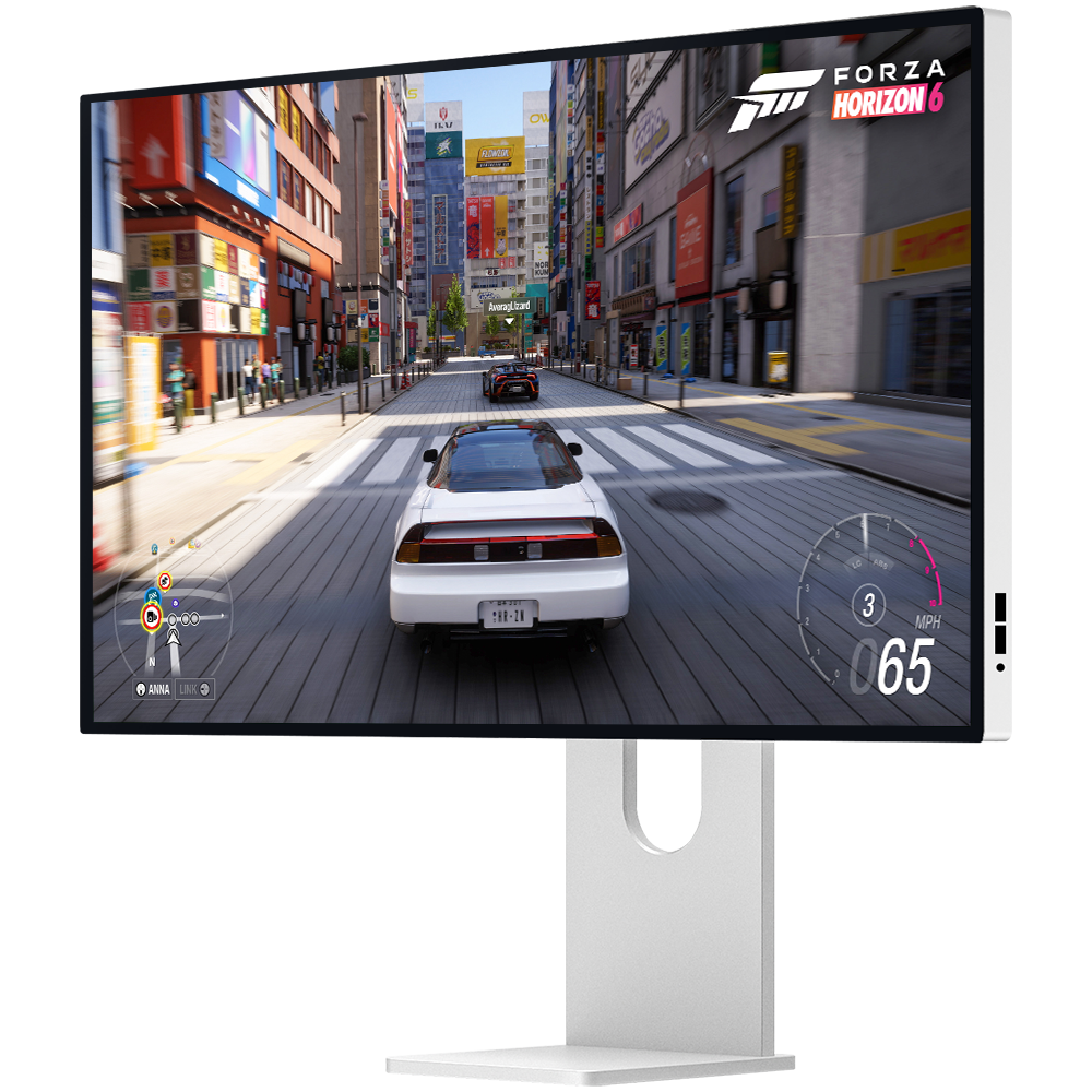 Kuycon P27D monitor — side and front view