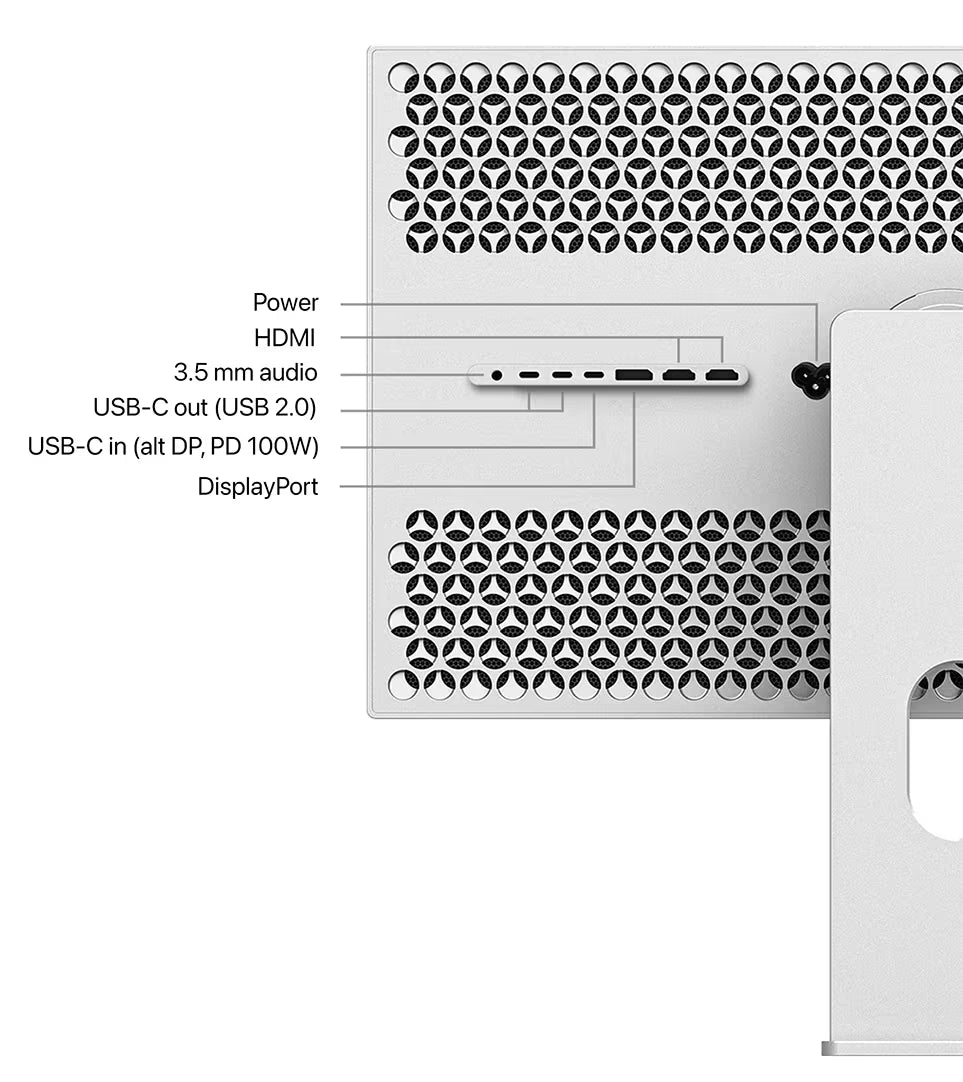 Kuycon P27Z monitor — ports and connectivity