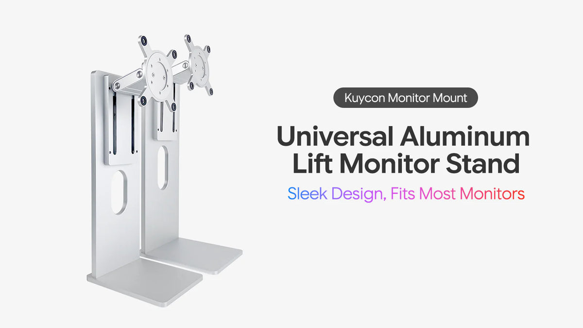 Kuycon adjustable VESA monitor stand