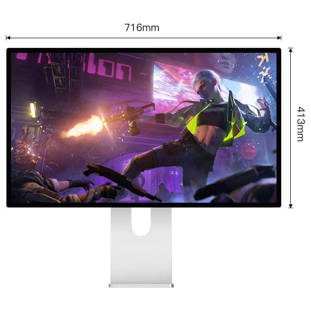 Kuycon P32K 4K Monitor — front view