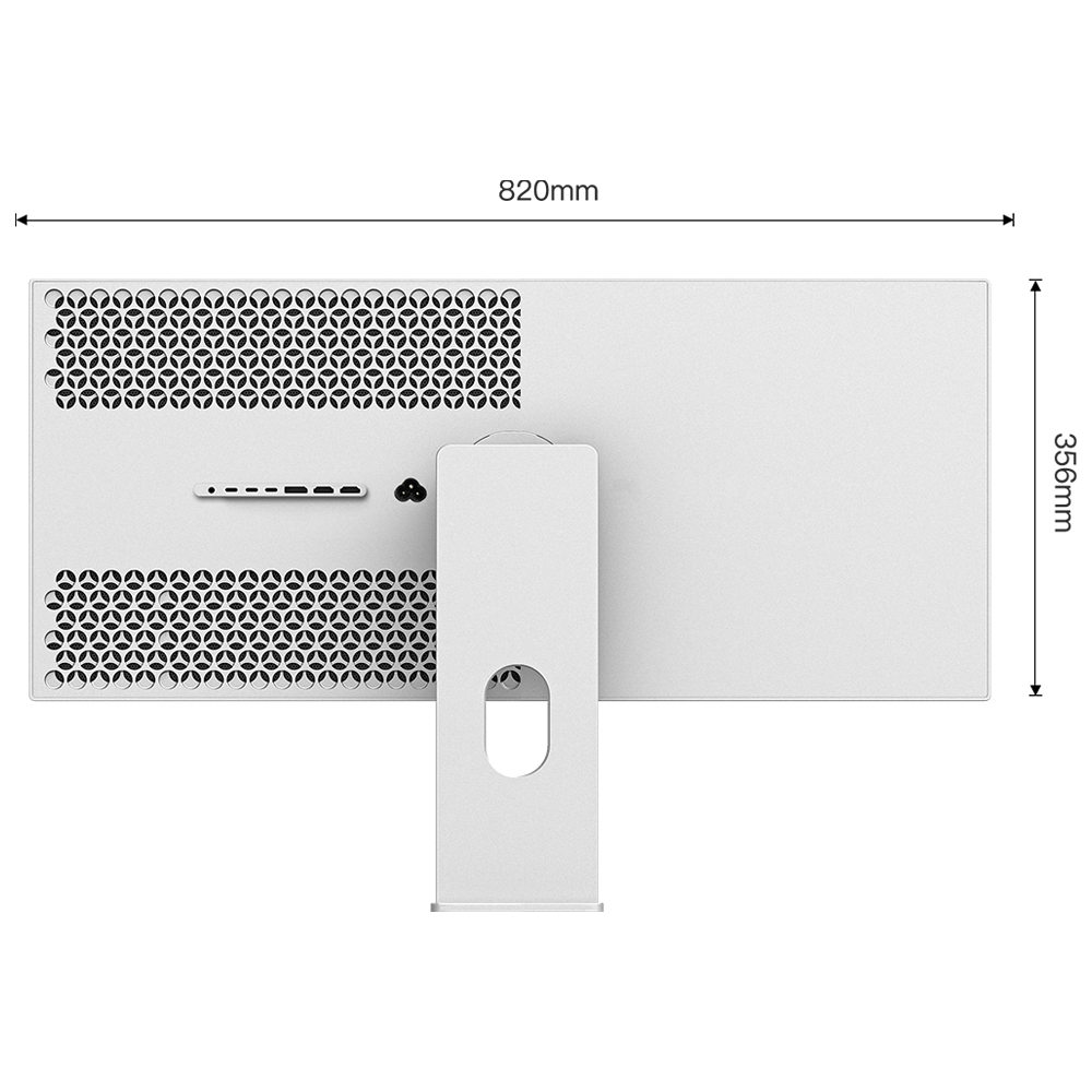 Kuycon Q34W 4K Monitor — size comparison