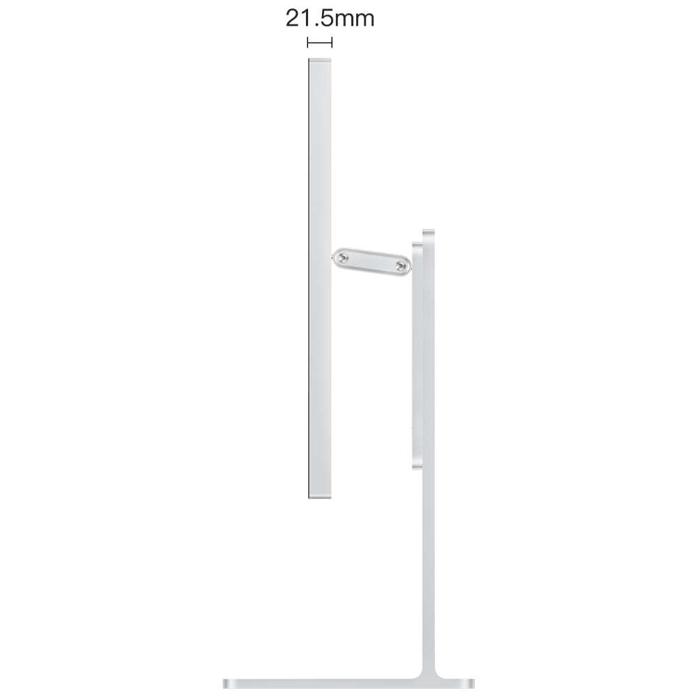 Kuycon P20 4.5K Monitor — size and side view